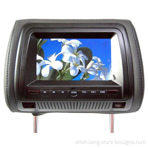 7 inch touch screen IR headrest car dvd player